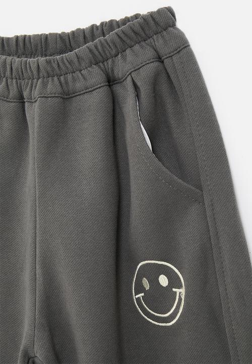 Pop Candy - Cuffed jogger pants - charcoal grey
