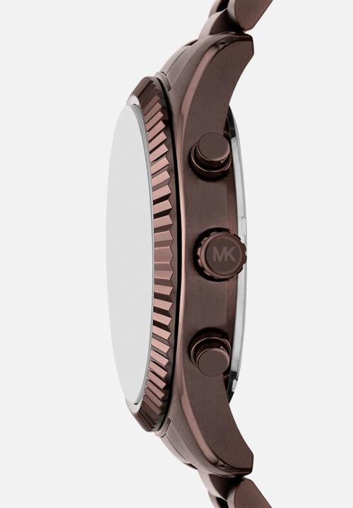 Michael Kors - Lexington Chronograph Stainless Steel Watch - Brown