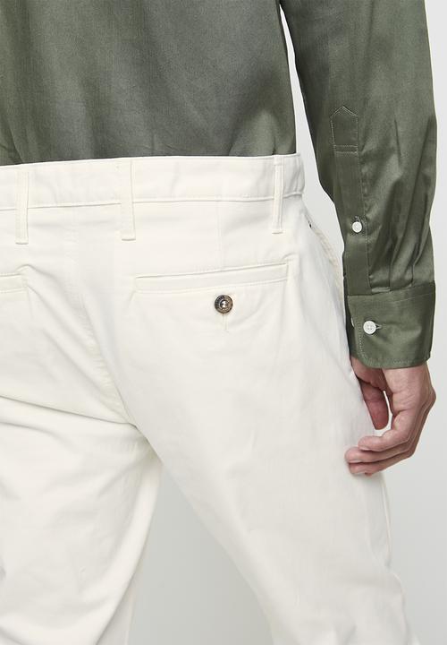 POLO - VENICE  ESSENTIAL SLIM LEG trouser - WHITE