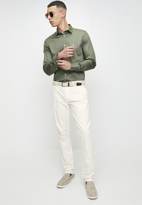 POLO - VENICE  ESSENTIAL SLIM LEG trouser - WHITE