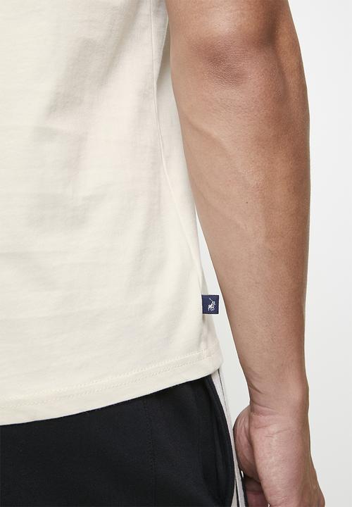 POLO - ELLIOT Printed Graphic Ss T-Shirt- Off White