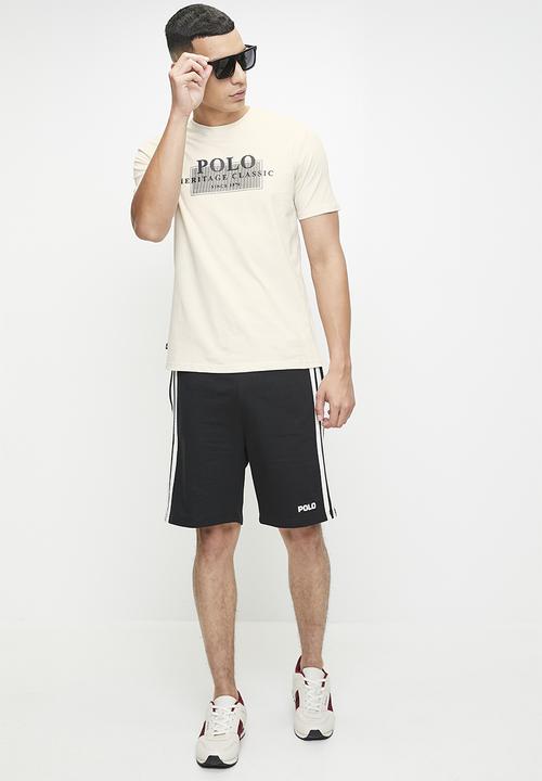 POLO - ELLIOT Printed Graphic Ss T-Shirt- Off White