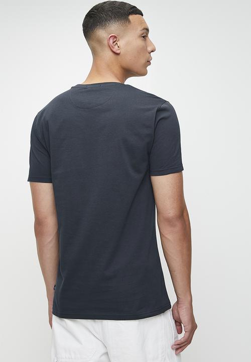 POLO - BILL  LOGO PRINTED SS T-SHIRT - NAVY