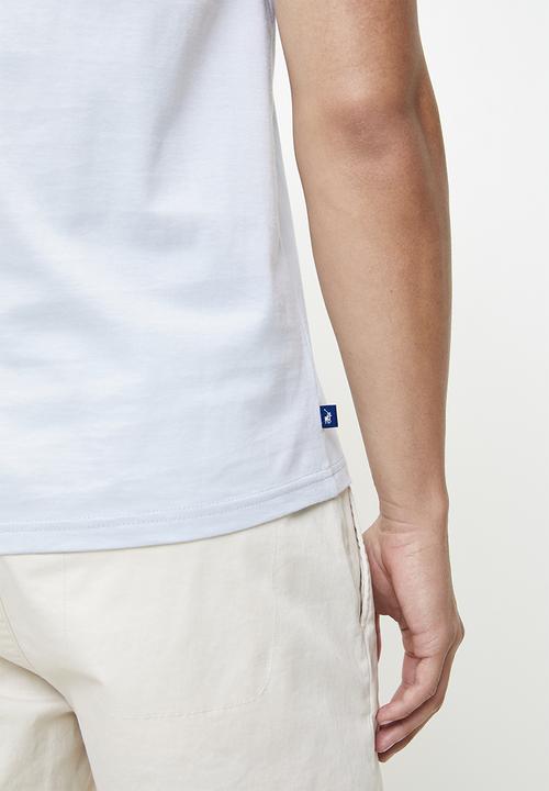 POLO - BO Printed Graphic Ss T-Shirt - Light Blue