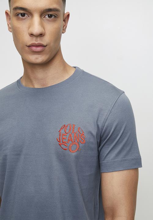POLO - CHICO PJC Ss Circular Logo Tee - Blue