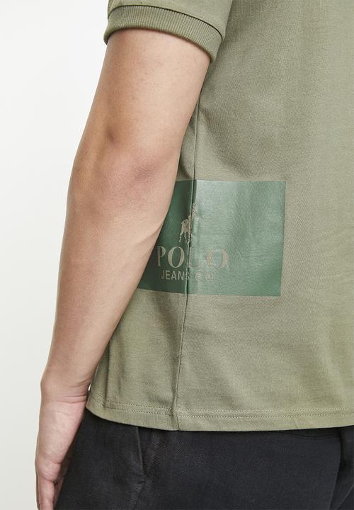 POLO - SIYABONGA  PJC SS SIDE LOGO TEE - OLIVE