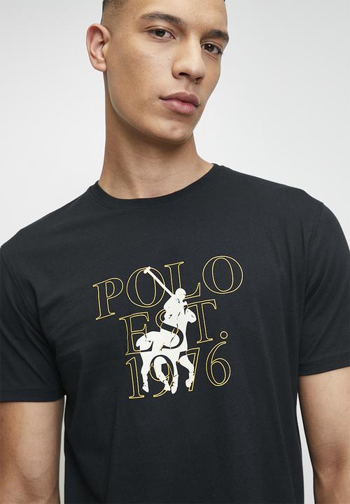 POLO - BROCK Logo Print Ss T-Shirt - Black