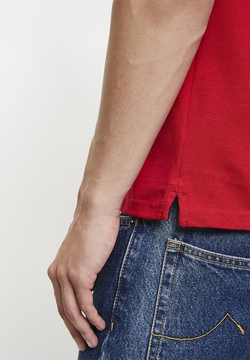 POLO - ELVIN HD Logo Ss Golfer - Red