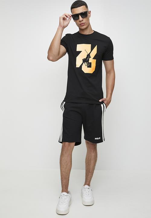 POLO - RAKIM  SPORT SS GRADIENT TEE  - BLACK