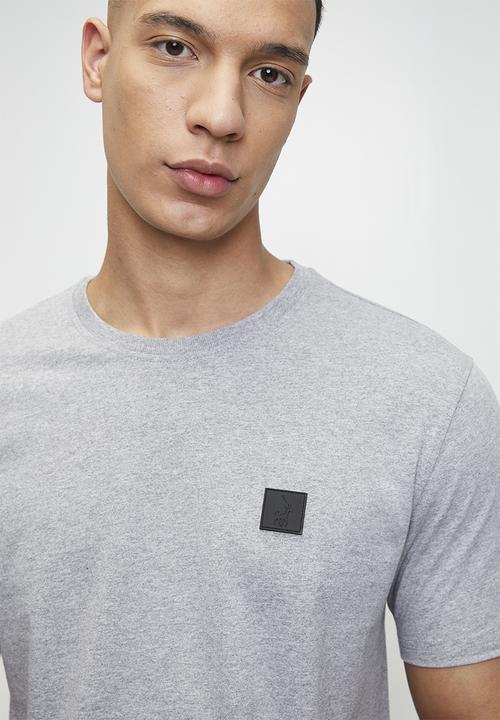 POLO - JENSON Sport Ss Tee - Grey Melange