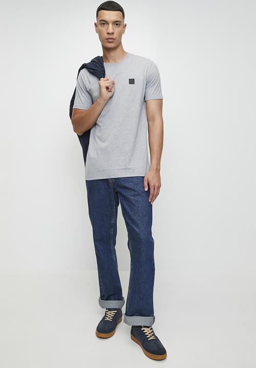 POLO - JENSON Sport Ss Tee - Grey Melange