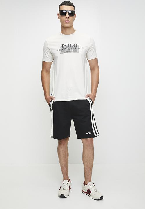 POLO - DURK  SPORT SWEAT SHORT - BLACK