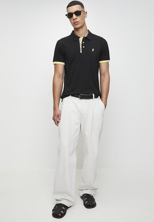 POLO - ELVIN HD Logo Ss Golfer - Black