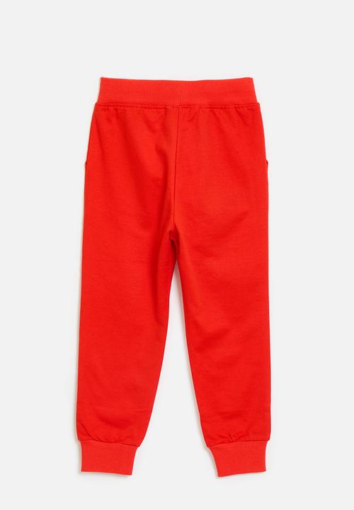 Pop Candy - Plain jogger - red