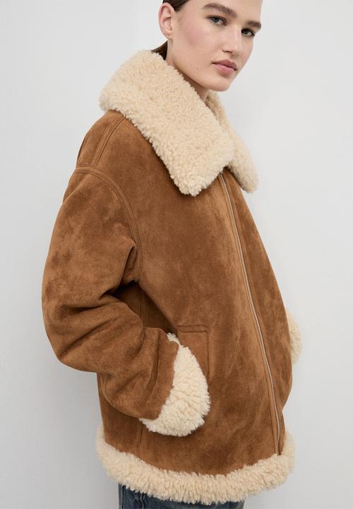 MANGO - Jacket adriana - brown