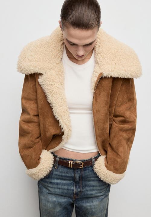 MANGO - Jacket adriana - brown