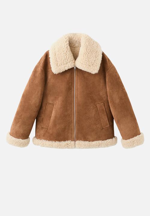 MANGO - Jacket adriana - brown
