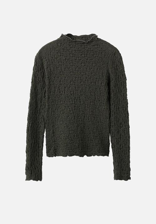 MANGO - Top sonia - beige/khaki