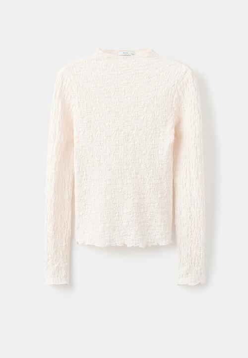 MANGO - Top sonia - light beige