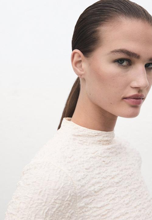 MANGO - Top sonia - light beige