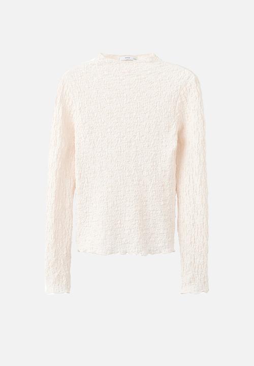 MANGO - Top sonia - light beige