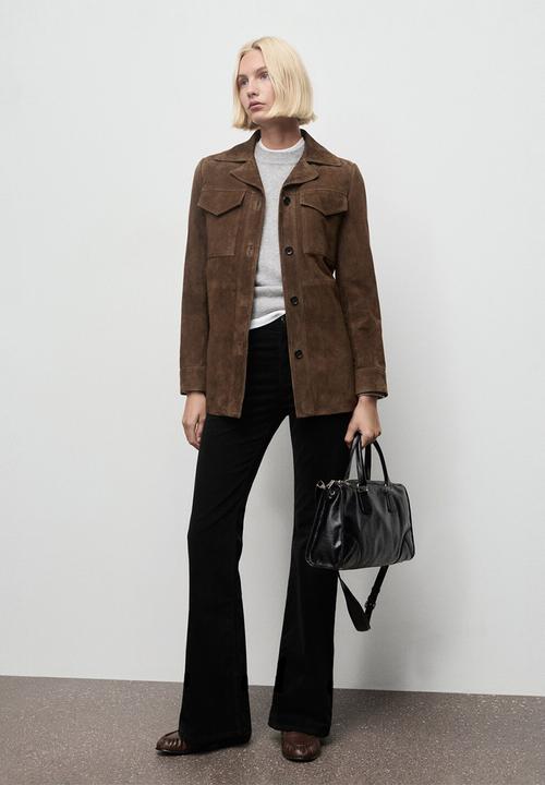 MANGO - Jeans violetav - black