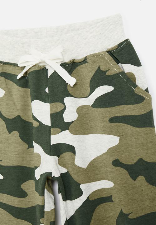 Pop Candy - Camo joggers - multi/white smoke