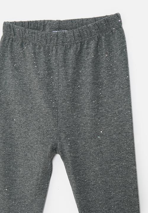 Pop Candy - Glittered leggings - cool grey
