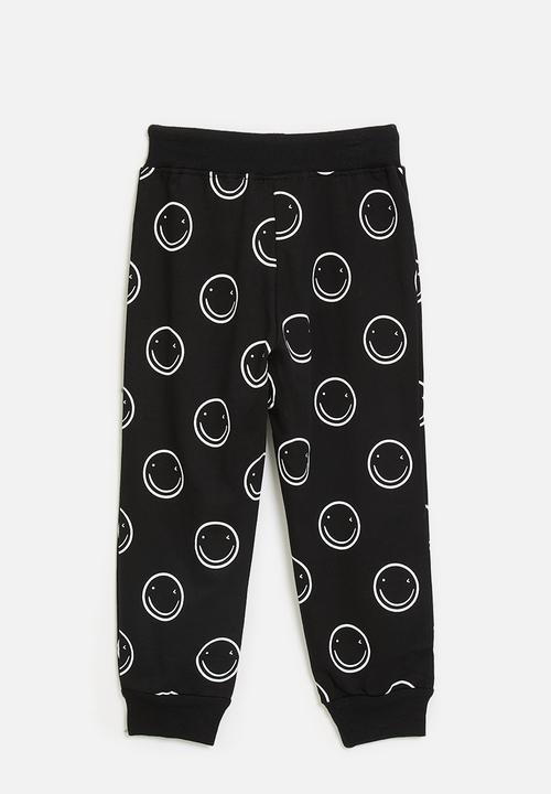 Pop Candy - Smiley jogger - black/bubbles