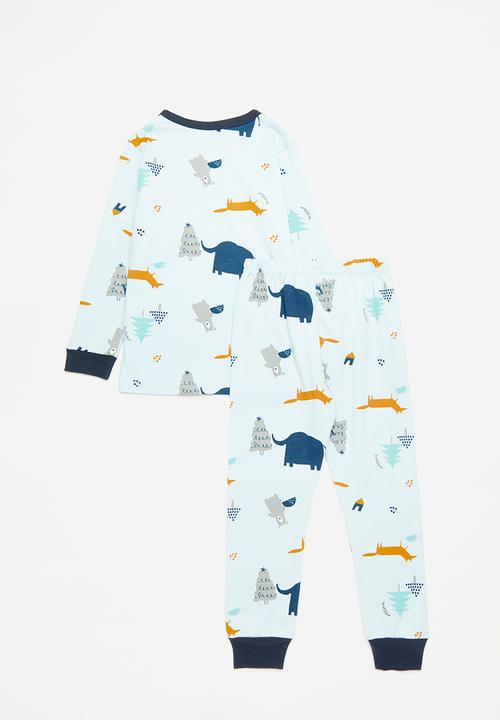 Pop Candy - Printed pj set - light blue multi