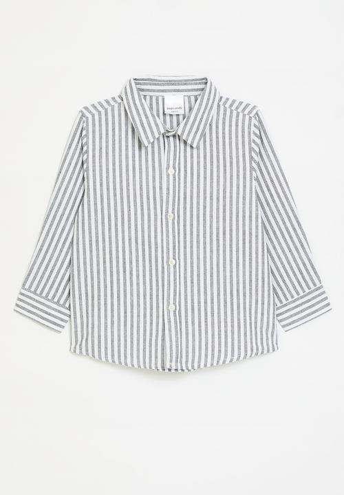 Pop Candy - Striped shirt - light grey/white