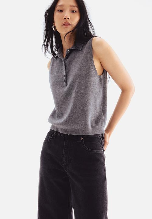 H&M - Wide jeans - black