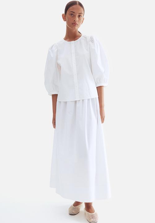 H&M - Poplin blouse - white