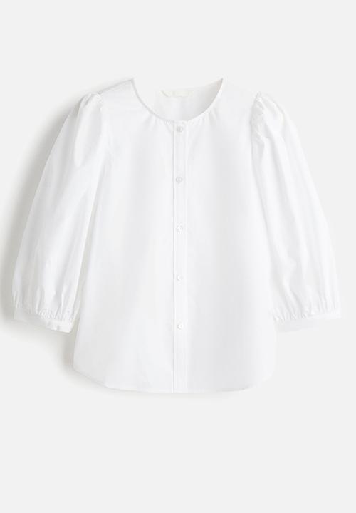 H&M - Poplin blouse - white