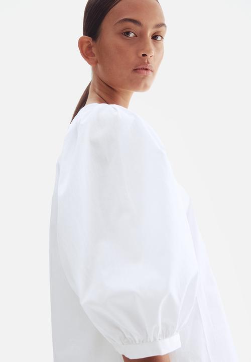 H&M - Poplin blouse - white