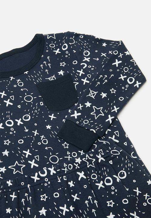 Pop Candy - Printed pj set - navy