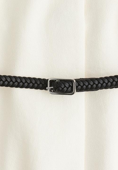 H&M - Belted dress - white