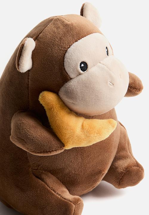 H&M - Extra-soft soft toy - brown/monkey