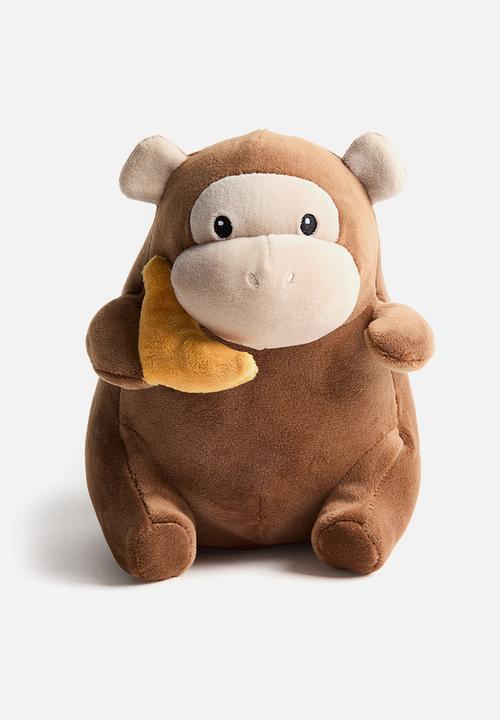 H&M - Extra-soft soft toy - brown/monkey
