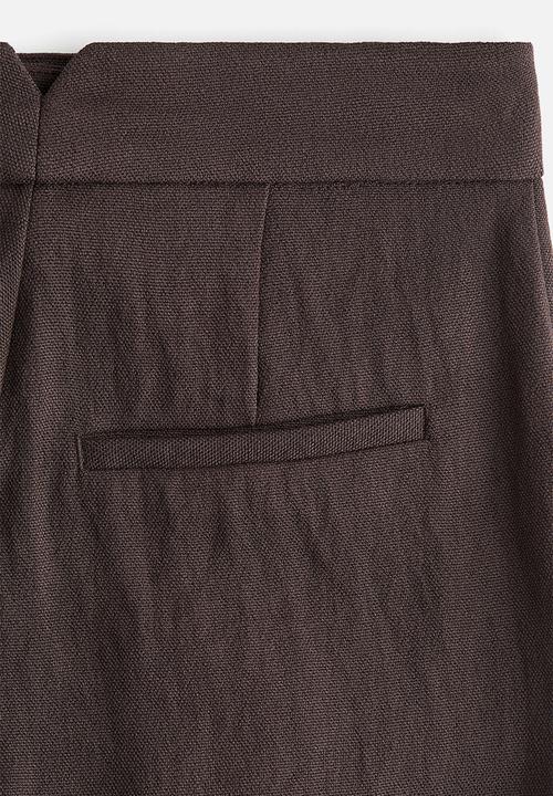 H&M - Wide trousers - dark brown