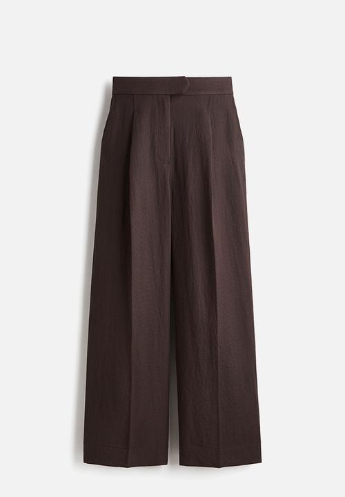 H&M - Wide trousers - dark brown