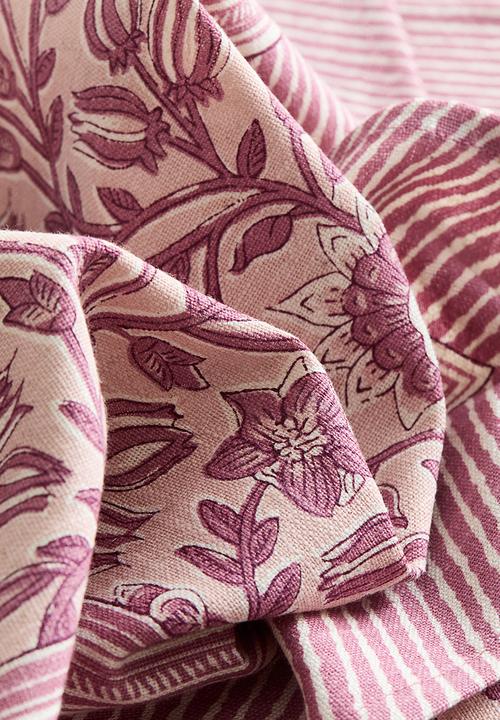 H&M - 4-Pack patterned napkins - pink