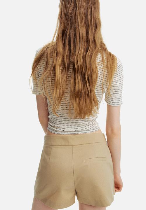 H&M - Tailored mini skort - beige