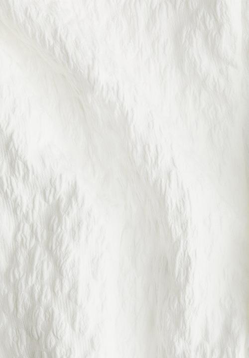 H&M - Peplum top - white