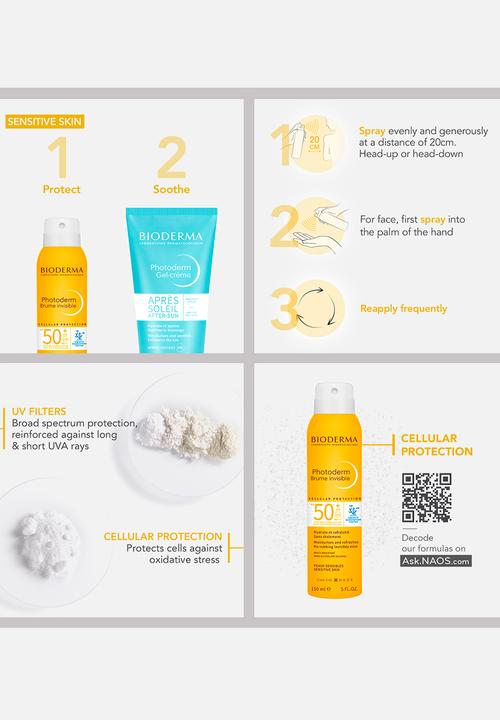 BIODERMA - Photoderm Invisible Mist SPF50+ 