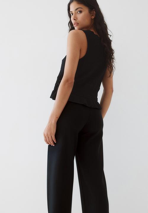 H&M - Tailored trousers - dark grey 