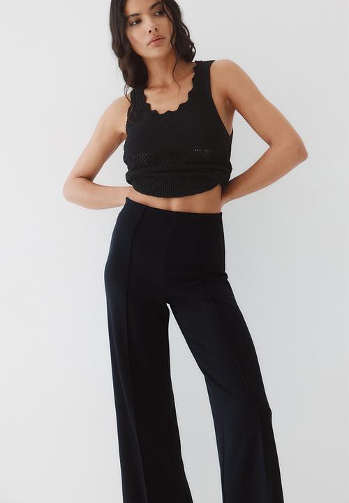 H&M - Tailored trousers - dark grey 