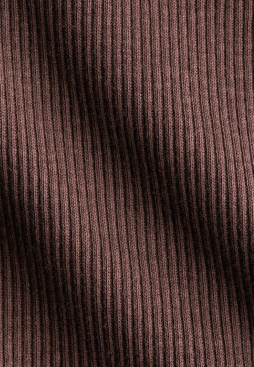 H&M - Ribbed off-the-shoulder top - brown