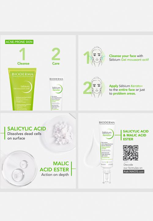 BIODERMA - Sébium Kerato+ Anti-Acne Cream