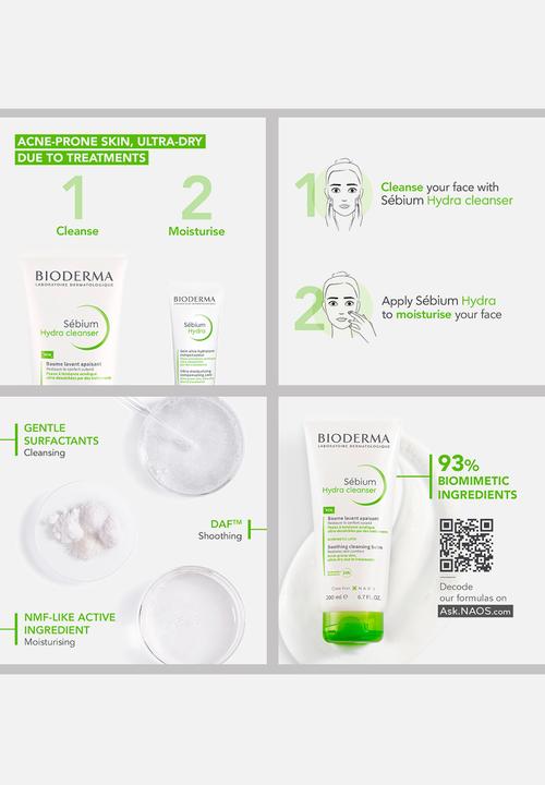 BIODERMA - Sebium Hydra-Cleanser
